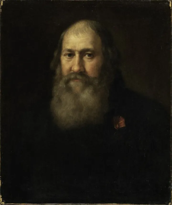 Dmitry Antonelli, Portrait of a Merchant, 1829, Russian Museum Ж-10433