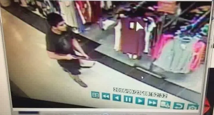 Cascade Mall Shooting CCTV image