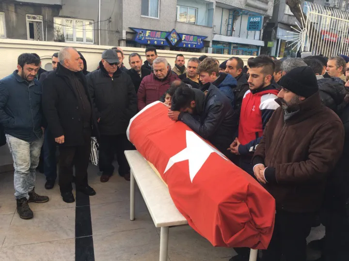 Reina nightclub terror attack victim's funeral, January 1, 2017