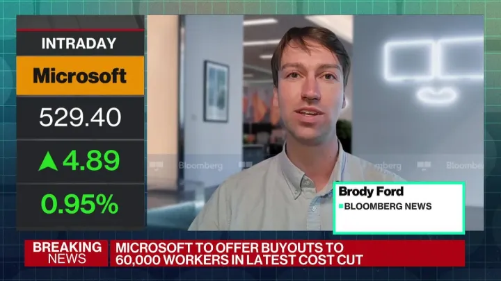 Microsoft Offers Buyouts to 60,000 Employees