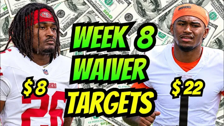 EARLY Week 8 Waiver Wire Adds (Rookie WRs are HOTTTT) - Fantasy Football 2026