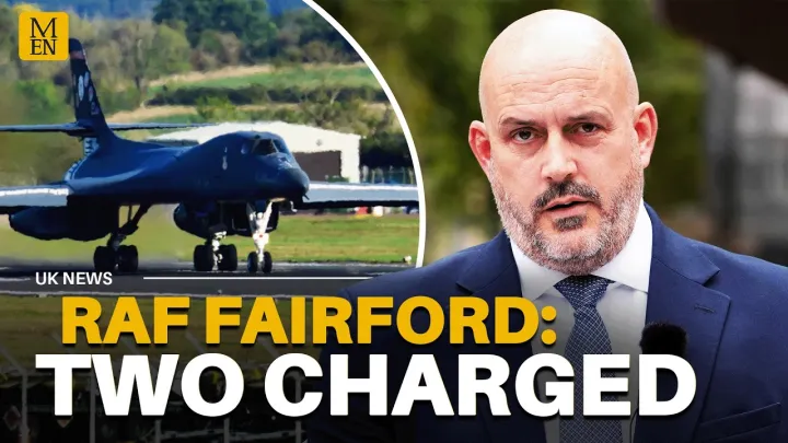Two men CHARGED with national security offences over RAF Fairford suspected TERROR incident
