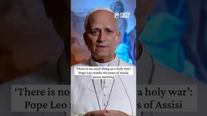 ‘There is no such thing as a holy war’: Pope Leo marks 40 years of Assisi peace meeting