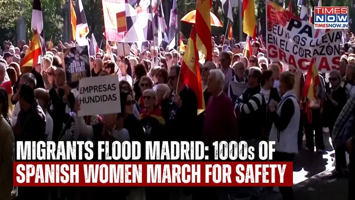 Spain Migrant Horror: Thousands Of Women on Madrid Streets Amid Safety Scare | Watch