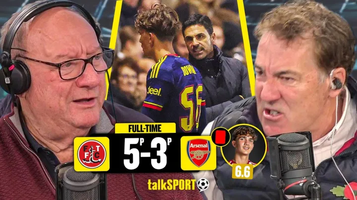 Alan Brazil & Dean Saunders SLAM Max Dowman's RED CARD as Arsenal LOSE to Fleetwood Town!