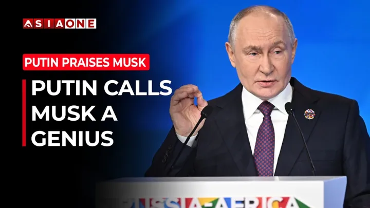 Putin Calls Elon Musk a Genius Over Starlink | Asia One News
