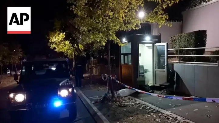 Serbian police say assailant killed after attacking officer outside the Israeli Embassy in Belgrade