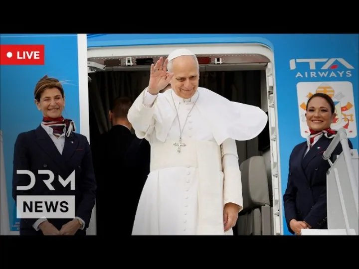 LIVE: Pope Leo XIV begins Africa trip in Algeria | AK1G