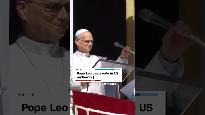 Pope Leo casts vote in US midterms