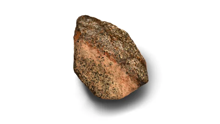 1 closeup of teghaza 001 mars meteorite, NASA