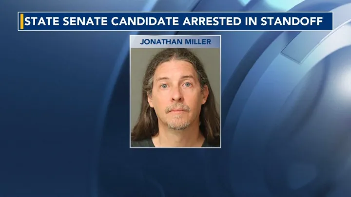 North Carolina State Senate candidate Jonathon Miller arrested after police standoff