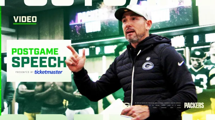 Postgame speech: Packers defeat Panthers, 27-19