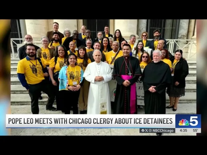 Pope Leo XIV meets with Chicago clergy about ICE detainees
