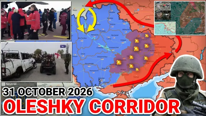 OLESHKY ROUTE OPEN ⚠️ Civilians Freed Via Belarus | Massive Night Strikes Hit 3 Fronts [31 Oct 2026]