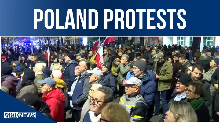 Protests erupt in Poland over top court chief's suspension